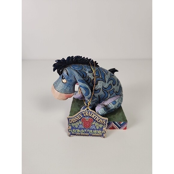 Disney Traditions Jim Shore TRUE BLUE COMPANION Eeyore Figurine Showcase 4011755 - Picture 3 of 9